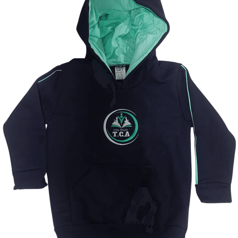 BLUSA MOLETOM CANGURU - COLÉGIO T.C.A